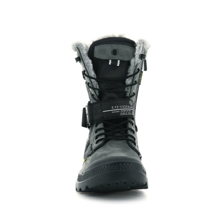 Palladium Pampa Europa Tactical Women's Boots Black | UK P148-RYA